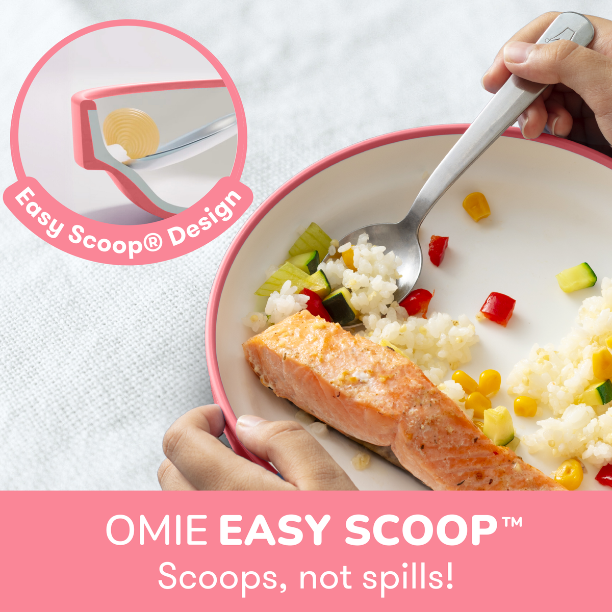 OMIE Easy Scoop Plate
