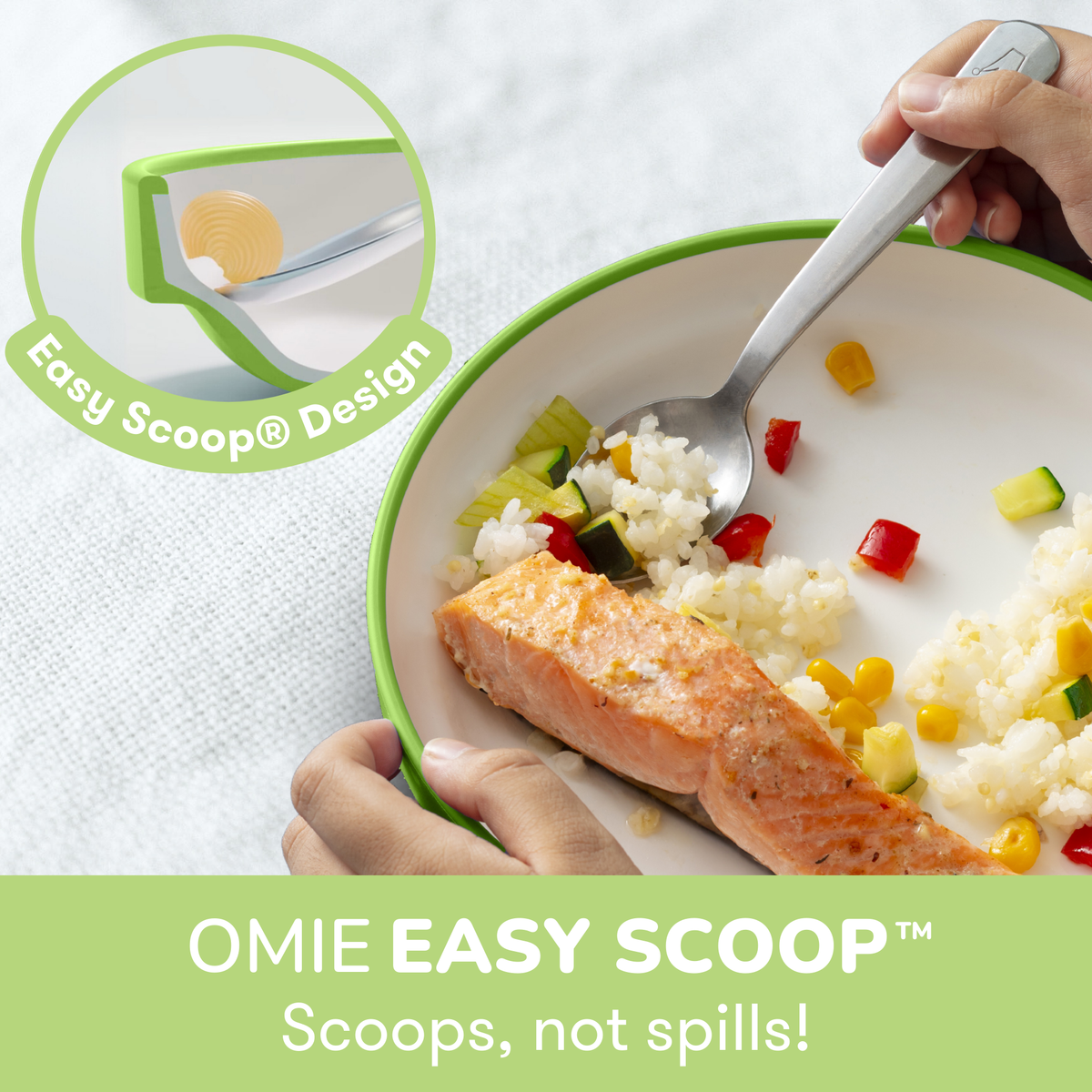 OMIE Easy Scoop Plate